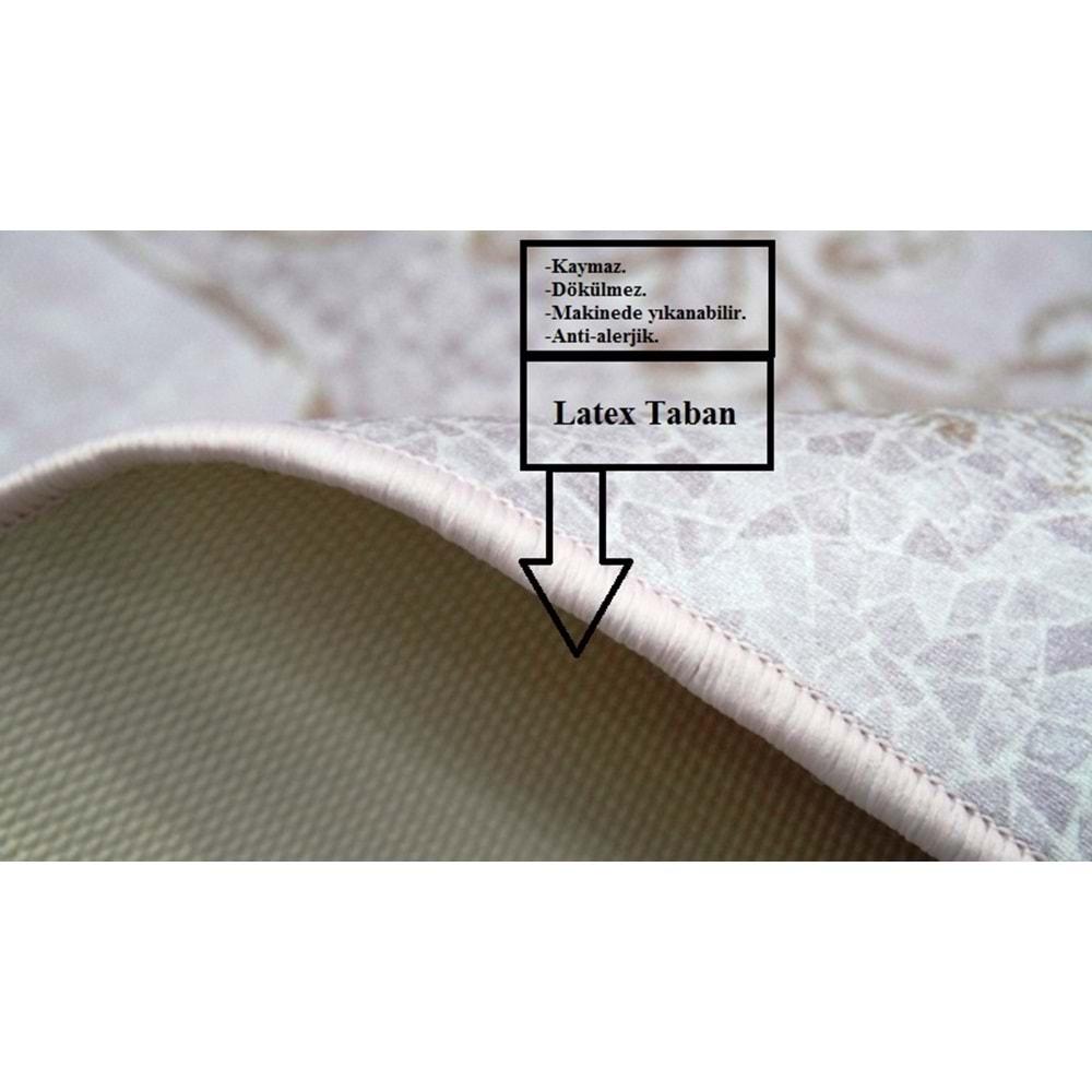 Brillant Latex Kaymaz Taban Halı-ANTİK HL11553.801-(160x230)