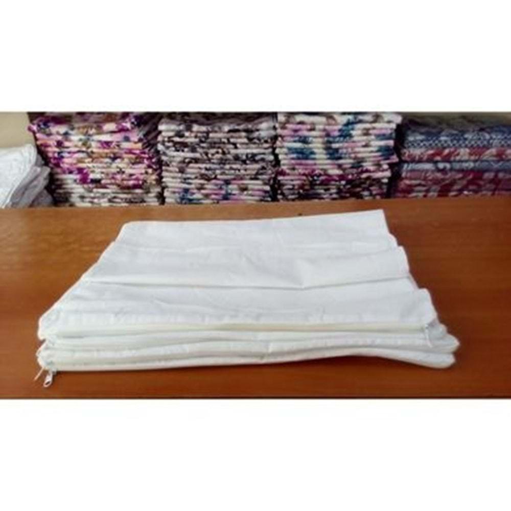 Mandaş Tekstil Viscolife Yastık Kılıfı Lüx Beyaz 50x70