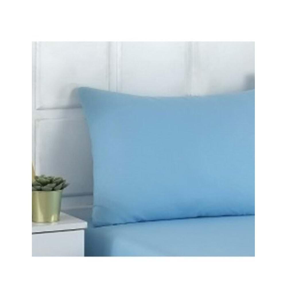 Mandaş Karı Koca Yastık Kılıfı, Uzun Yastık Kılıfı (50x130)-Mavi