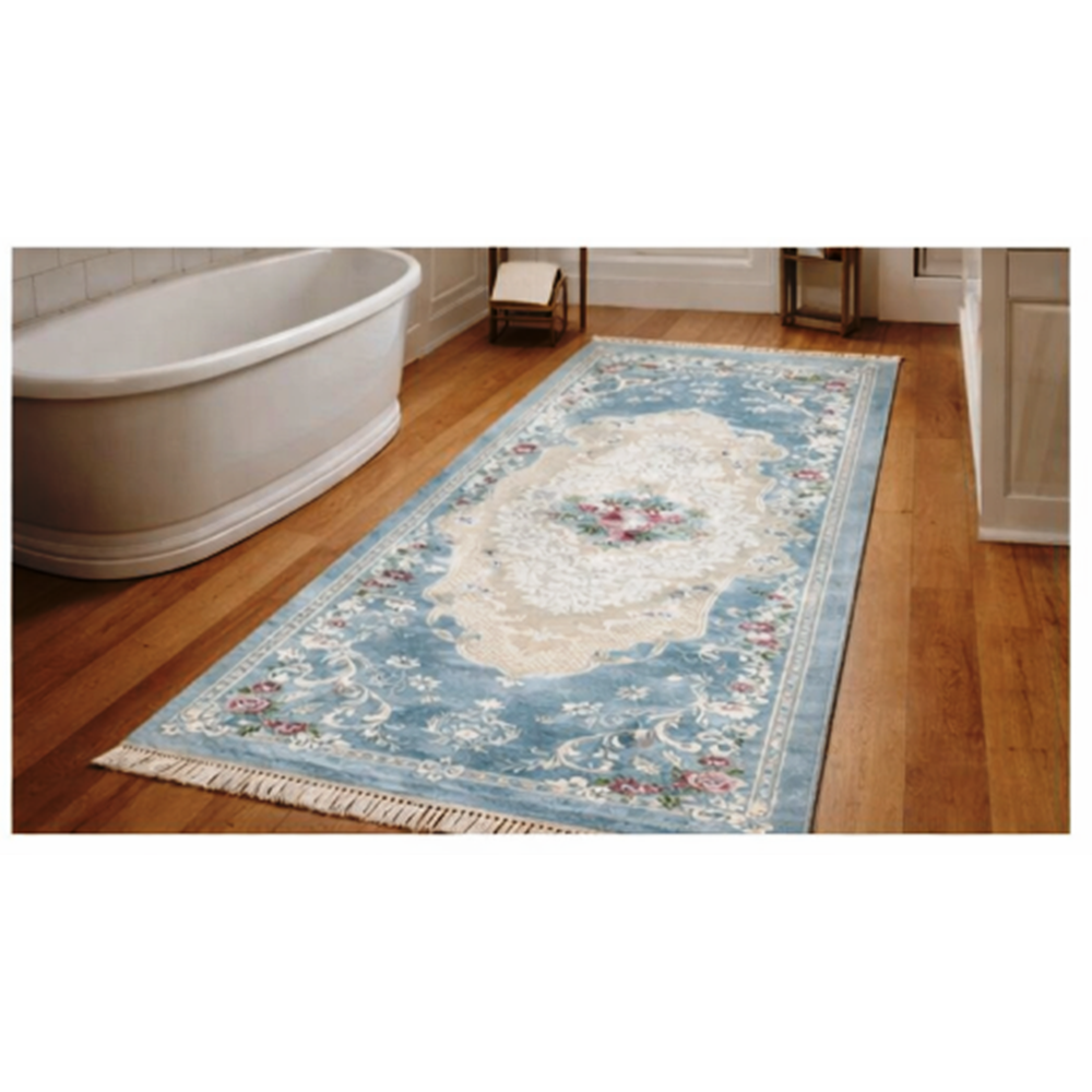 Brillant İpek Latex Kaymaz Taban Halı-EBRU HJ11618.801-(90x160)