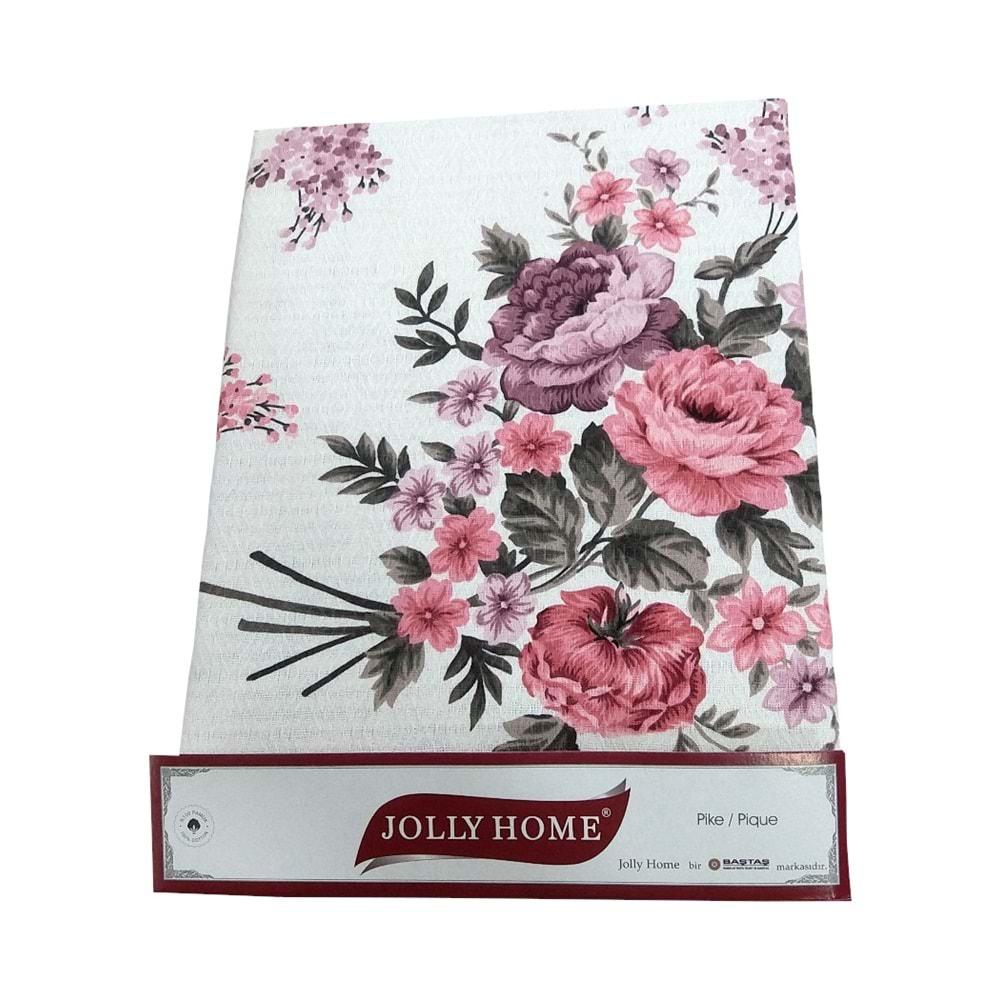 Jolly Home %100 Pamuk Doğal Çift Kişilik Pike 200x230 (Tek Pike)-Bahar