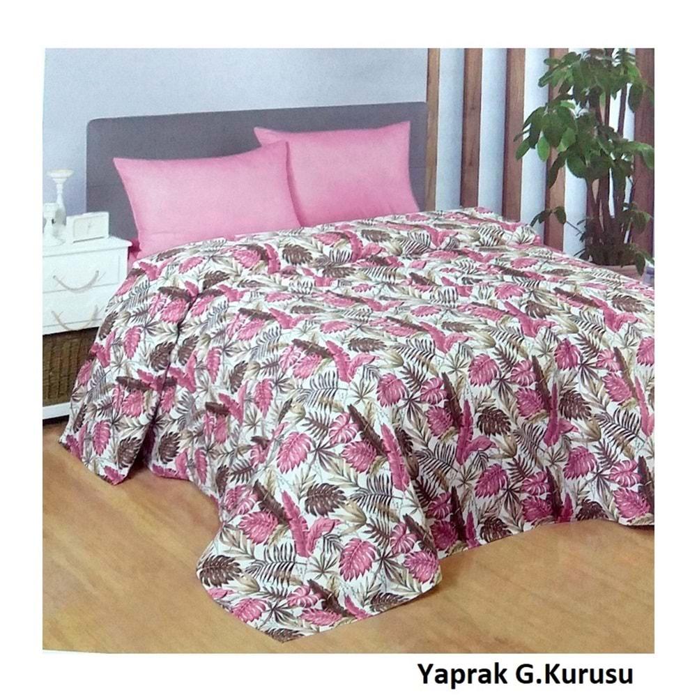 Jolly Home %100 Pamuk Doğal Çift Kişilik Pike 200x230 (Tek Pike)-Yaprak