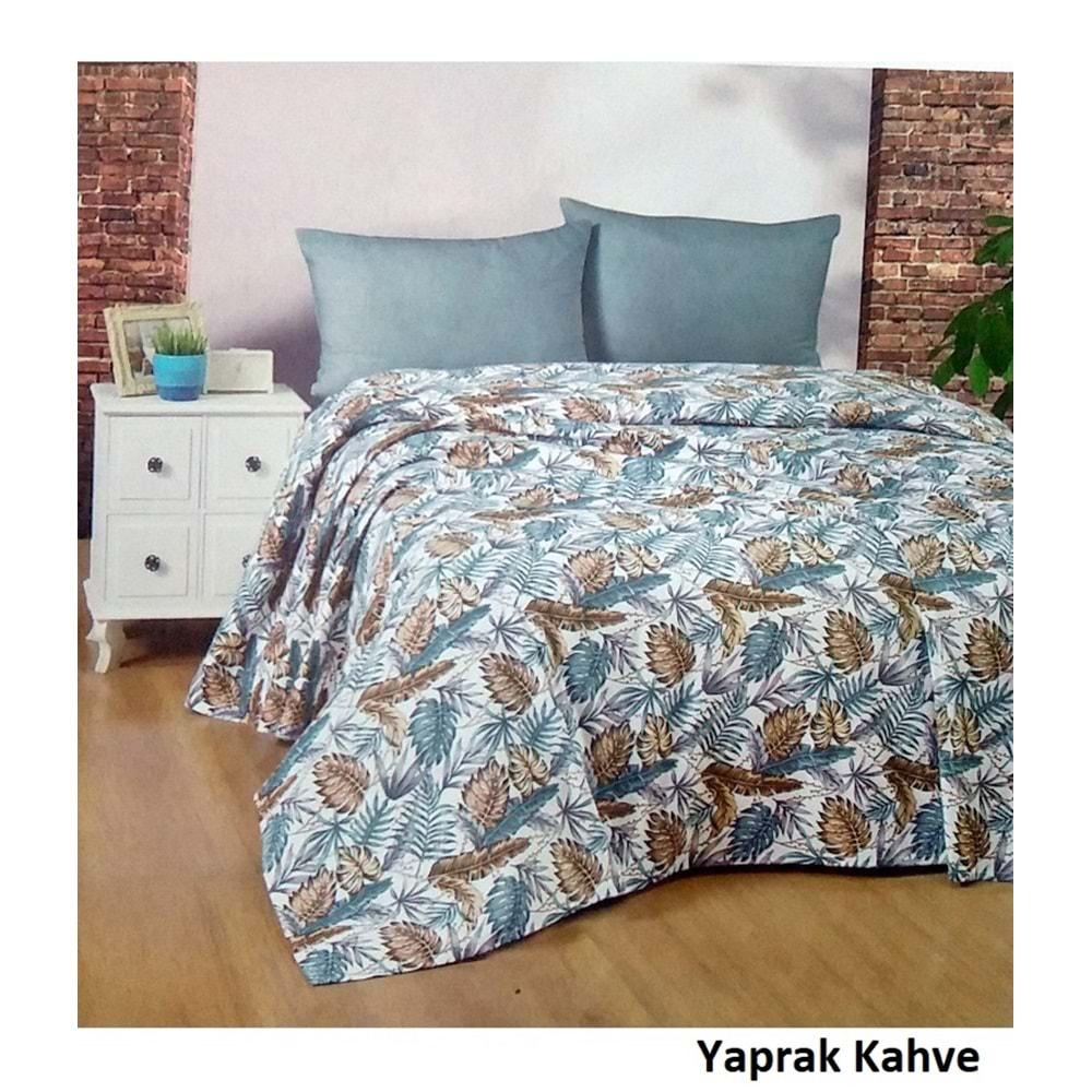 Jolly Home %100 Pamuk Doğal Çift Kişilik Pike 200x230 (Tek Pike)-Yaprak