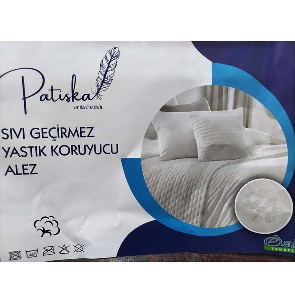 Patiska 2 Adet Mikro %100 Sıvı Geçirmez Yastık Alezi (50x70)