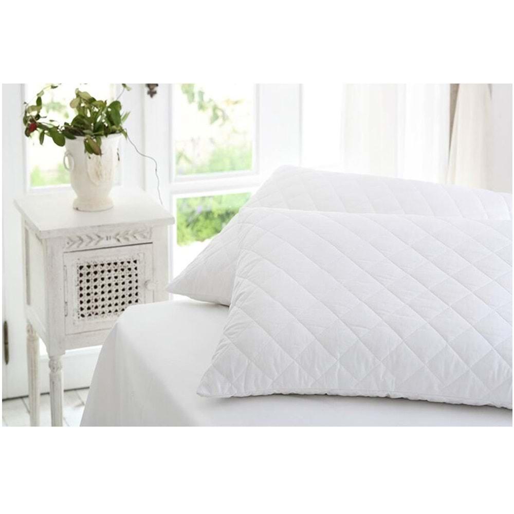 Özdilek 2 Adet Ranforce Kapitoneli Yastık Alezi (50x70)