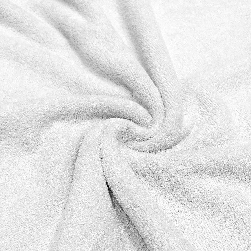MANDAŞ Metrelik Pamuklu Havlu Kumaşı En 160 cm Beyaz