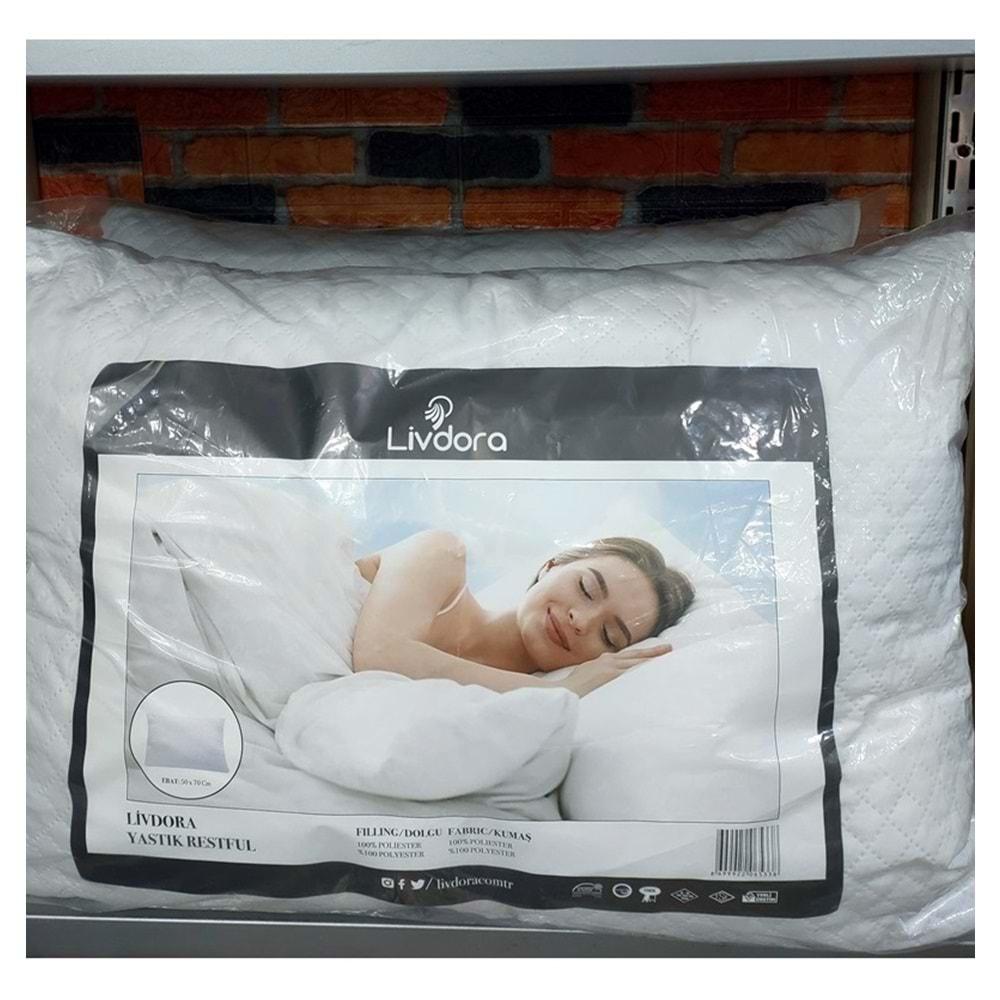 Livdora 5li Set Restful Kapitoneli Yastık 1000gr (50x70)