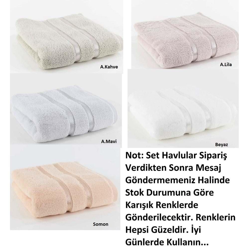 4 LÜ SET Hobby Dolce Kalın & Süper Yumuşak El-Yüz Havlusu (50x90)