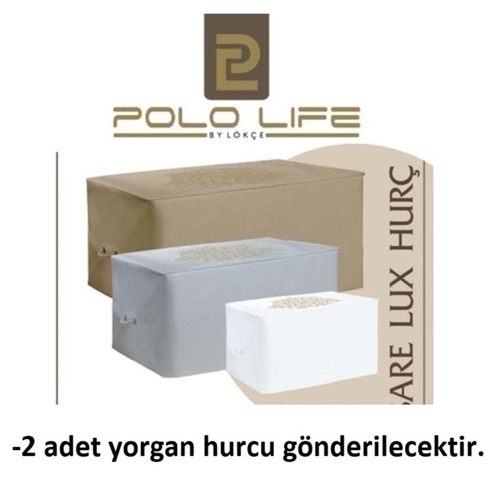 2 Adet Polo Life Kalın Sare Yorgan Hurcu Büyük Boy (74x46x46)