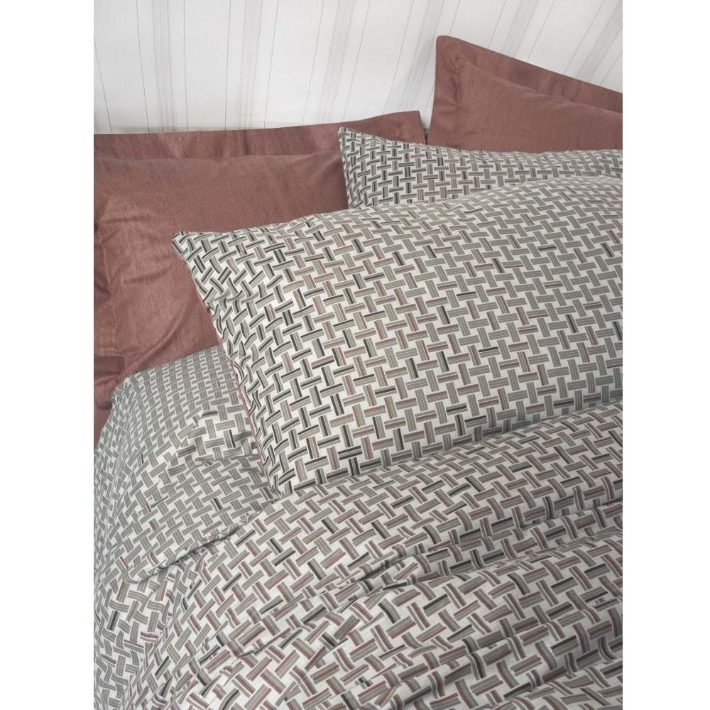 Cotton Box Petite Tek Kişilik Nevresim Takımı Lastikli Çarşaf Mote Kremit