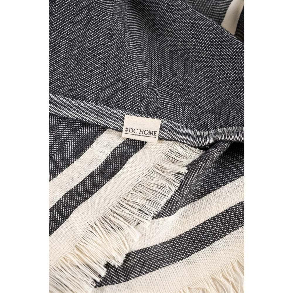 Alinda Pamuklu Kaymaz Terletmez Koltuk Örtüsü (170x230) - Antrasit