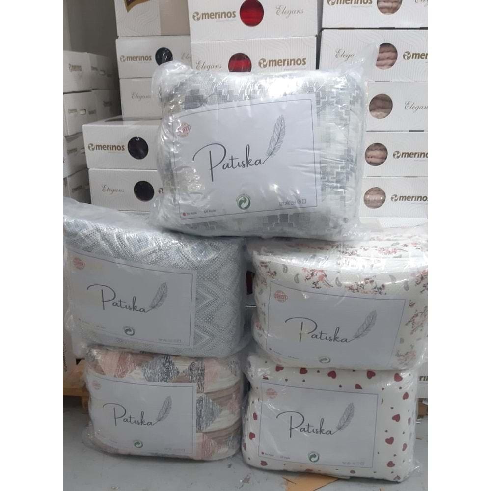 Patiska Polycotton Çift Kişilik Desenli Silikon Yorgan (195x215)