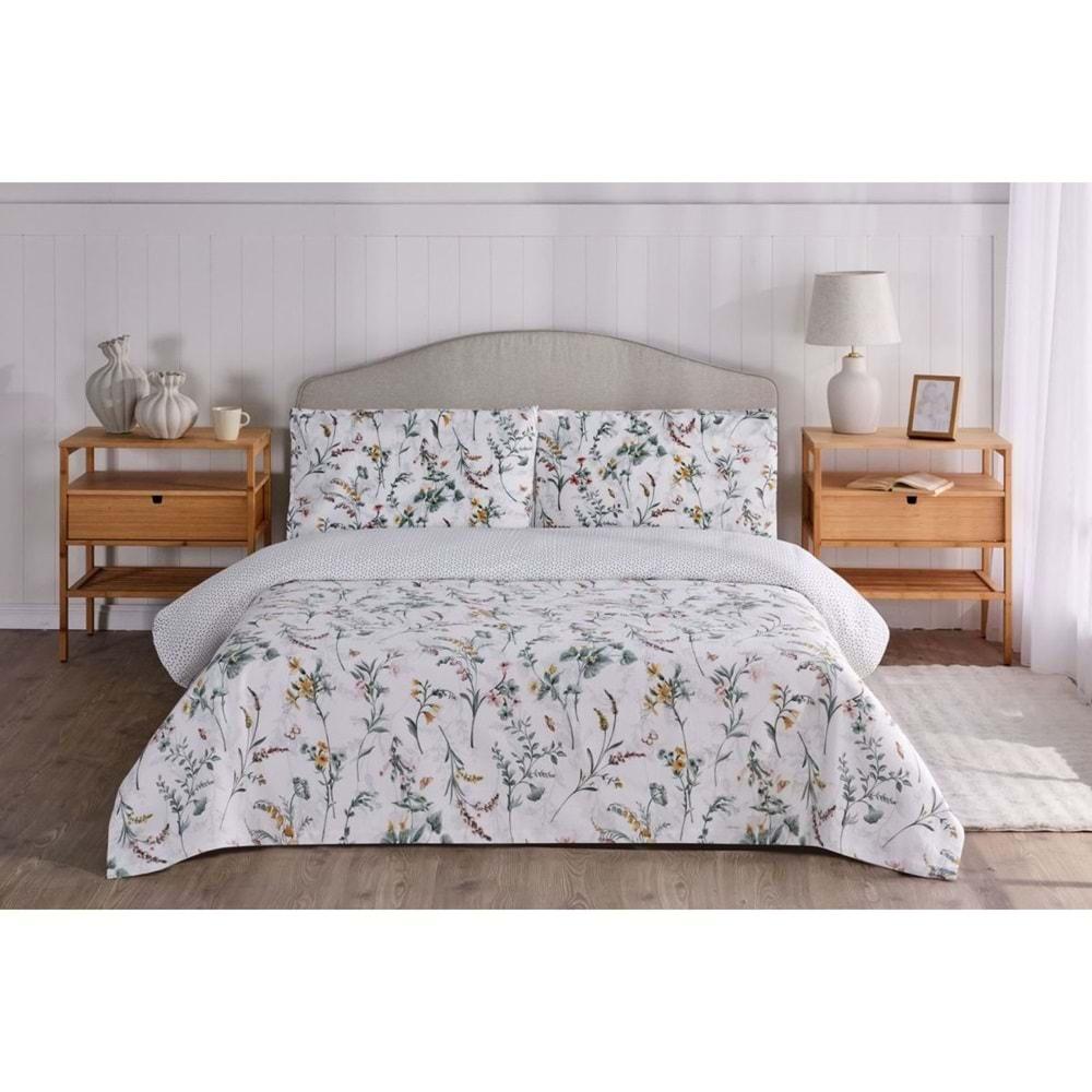 Özdilek Nev Serisi -Yeşil Sofora- Çift Kişilik Nevresim Takımı