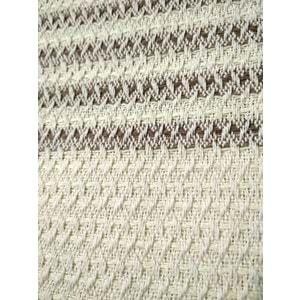 Pamuklu Kaymaz Hasır Dokuma Maxi Kolları Kapatan Koltuk Örtüsü (180x310) - Krem Kahve Yeni