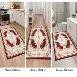 Brillant İpek Latex Kaymaz Taban Halı-KARDELEN HJ11616.801-(90x160)