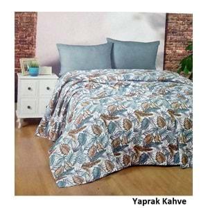 Jolly Home %100 Pamuk Doğal Çift Kişilik Pike 200x230 (Tek Pike)-Yaprak