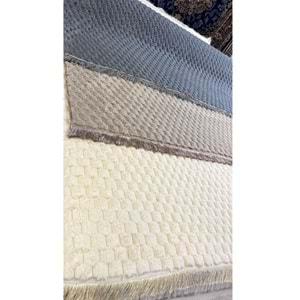Mandaş Tekstil Petek Desen Lüks Peluş Tavşan Tüyü Post Halı M2 (A+ Kalite)-Özel Ebat