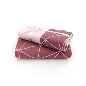 The Ecosse Çarşafı Lastikli Tek Kişilik Nevresim Takımı-Mia Rose