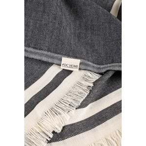 Alinda Pamuklu Kaymaz Terletmez Koltuk Örtüsü (170x230) - Antrasit