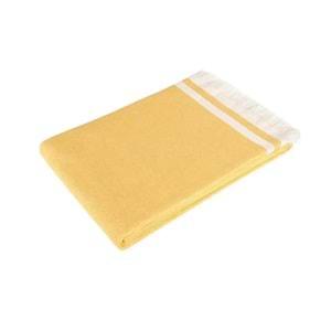 Alinda Pamuklu Maxi Boy Kolları Kapatan Kaymaz Terletmez Koltuk Örtüsü (170x300) - Hardal