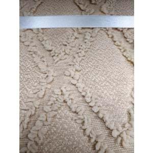 Prestij Puffy Yakut 3 Parça Çift Kişilik Yatak Örtüsü, Pike Örtüsü (250x260)-Kahve