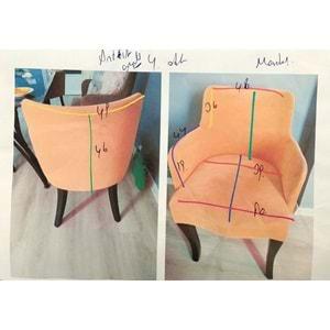 1 Adet Tekli Kotuk Örtüsü Jakarlı Streç Kaplama-Antrasit