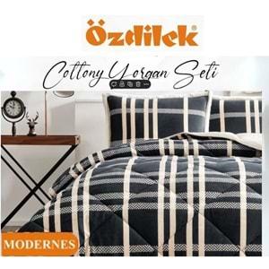 Özdilek Cottony Yorgan Seti Tek Kişilik (160x240)-Modernes