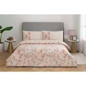 Özdilek Nev Serisi -Geranium Bej- Tek Kişilik Nevresim Takımı