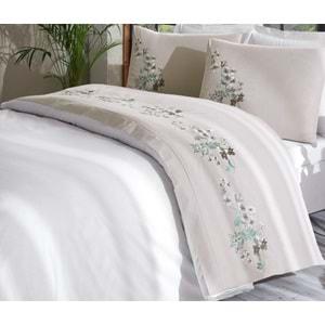 Özdilek Akfil Boutique -Cozy Bej- Çift Kişilik Nevresim Takımı (4 Yastık Kılıflı)