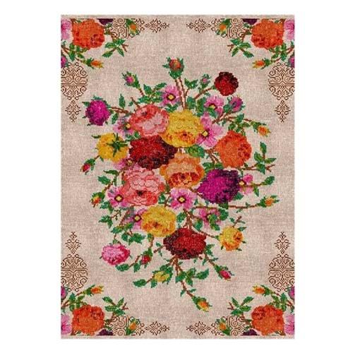 Brillant Latex Kaymaz Taban Halı-ANTİK HL11553.801-(160x230)