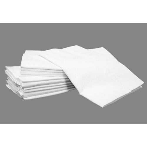 Mandaş 6 Adet Yastık Astarı Kılıfı Pamuklu Beyaz Fermuarlı (50x70)
