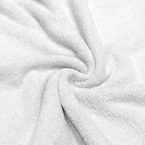 MANDAŞ Metrelik Pamuklu Havlu Kumaşı En 160 cm Beyaz