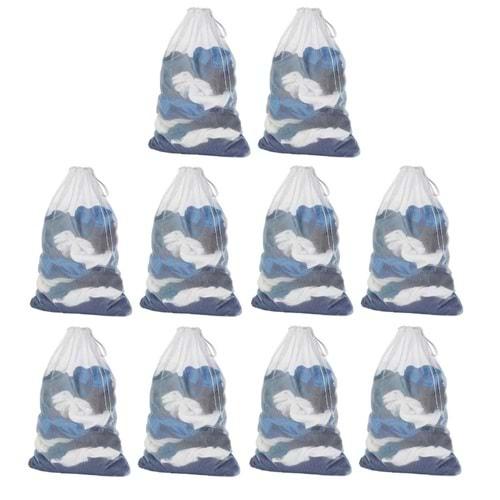 10lu Standart Çamaşır Yıkama Filesi Etiketsiz (50x70)