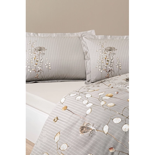 Özdilek Ranforce Çift Kişilik Nevresim Takımı Lunaria Gri