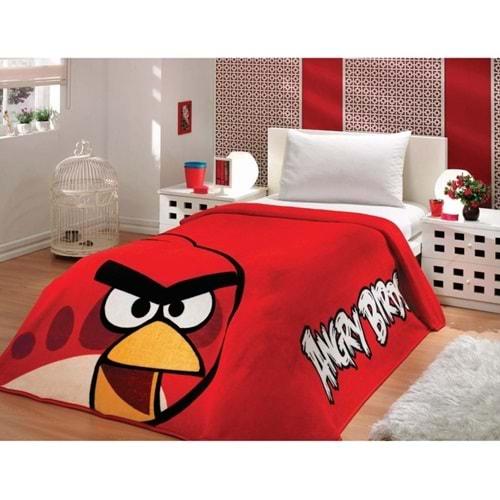 Armada Lisanslı Peluş Bebek Battaniye (100x120)-Angry Birds Kırmızı Kuşlar